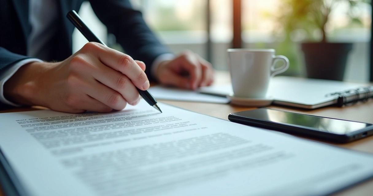 Assinatura de contrato digital para criação de site em notebook