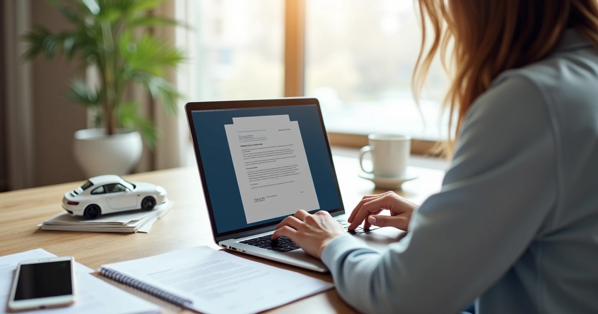 7 fatos sobre Creditas: juros, garantias e se é seguro em 2025 2 Pessoa assinando digitalmente contrato de empréstimo usando notebook