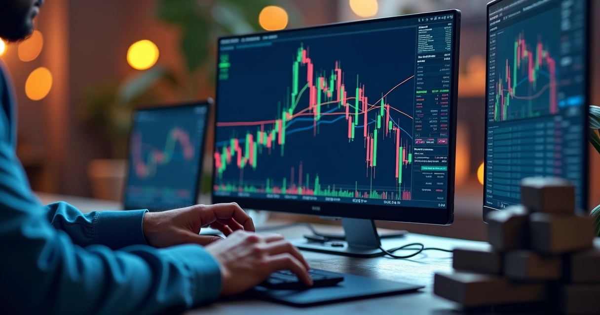 Contrato futuro de metais digitais em tela de computador 