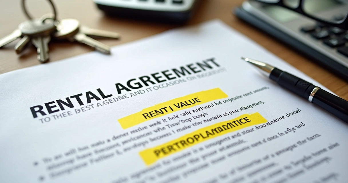 Contrato de locação com destaque nas principais cláusulas 