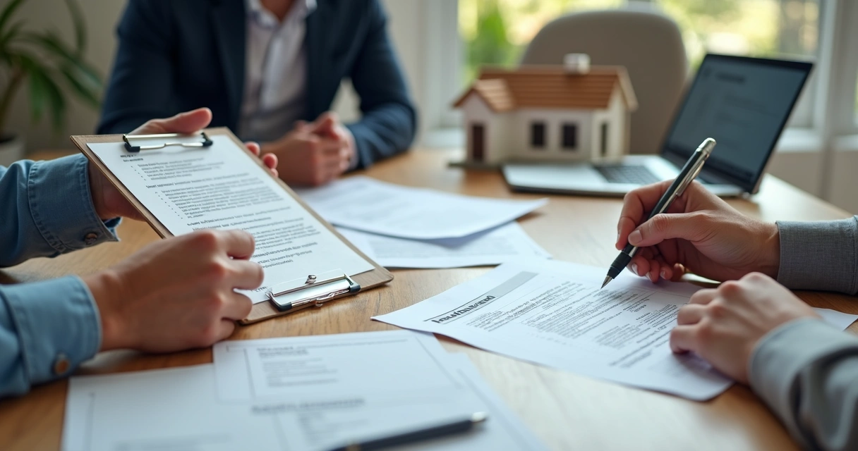 Vistoria de imóvel com contrato e checklist