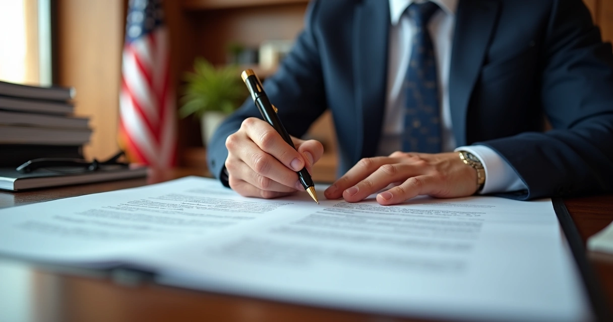 Como funciona a tributação de royalties nos EUA em 2026 1 Mano assinando contrato de royalties com documentos na mesa