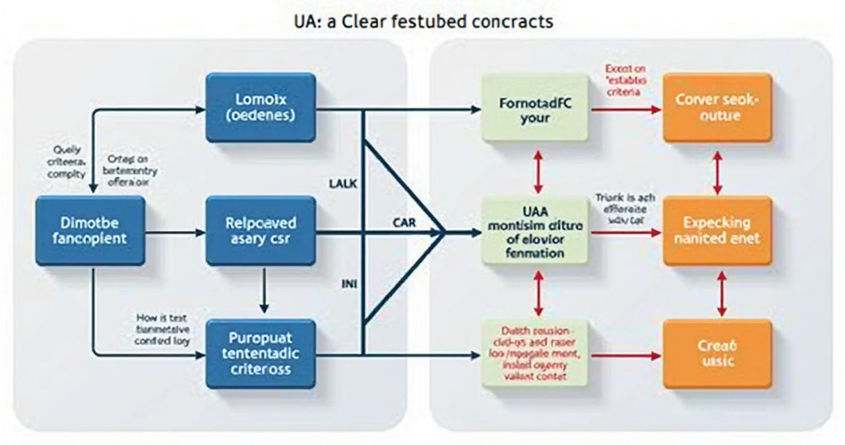 Fluxo visual mostrando critérios de aceitação explícitos entre módulos de IA 