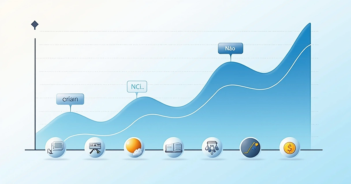 Gráfico mostrando contratos binários sim e não