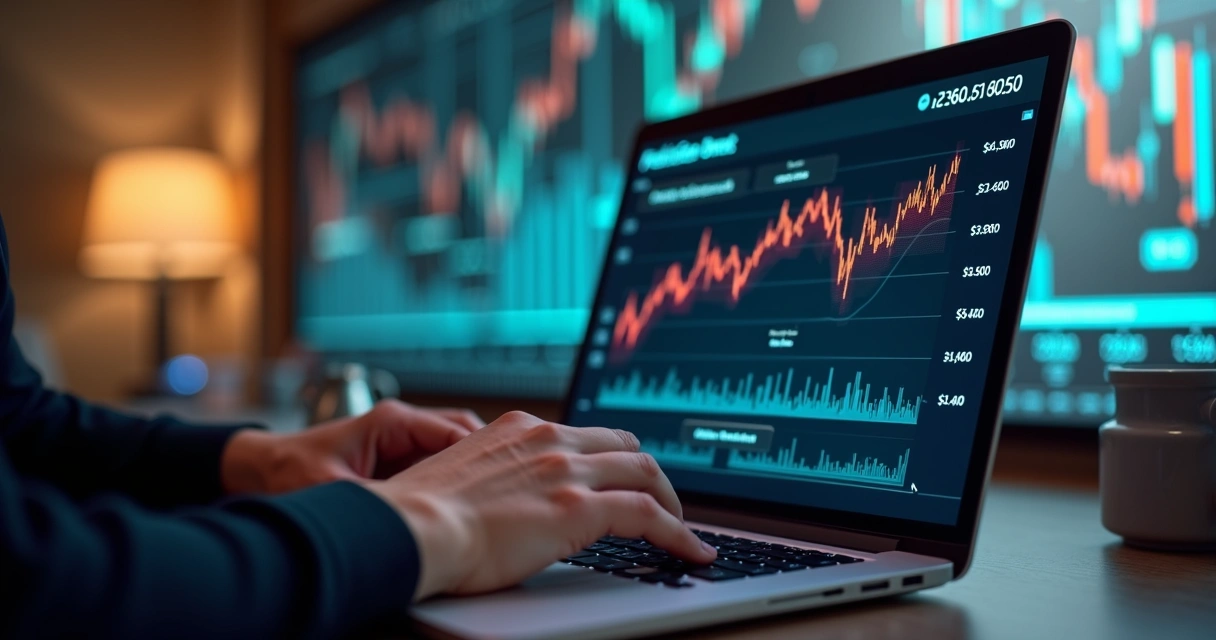 Contratos de previsão Sim e Não em tela digital 