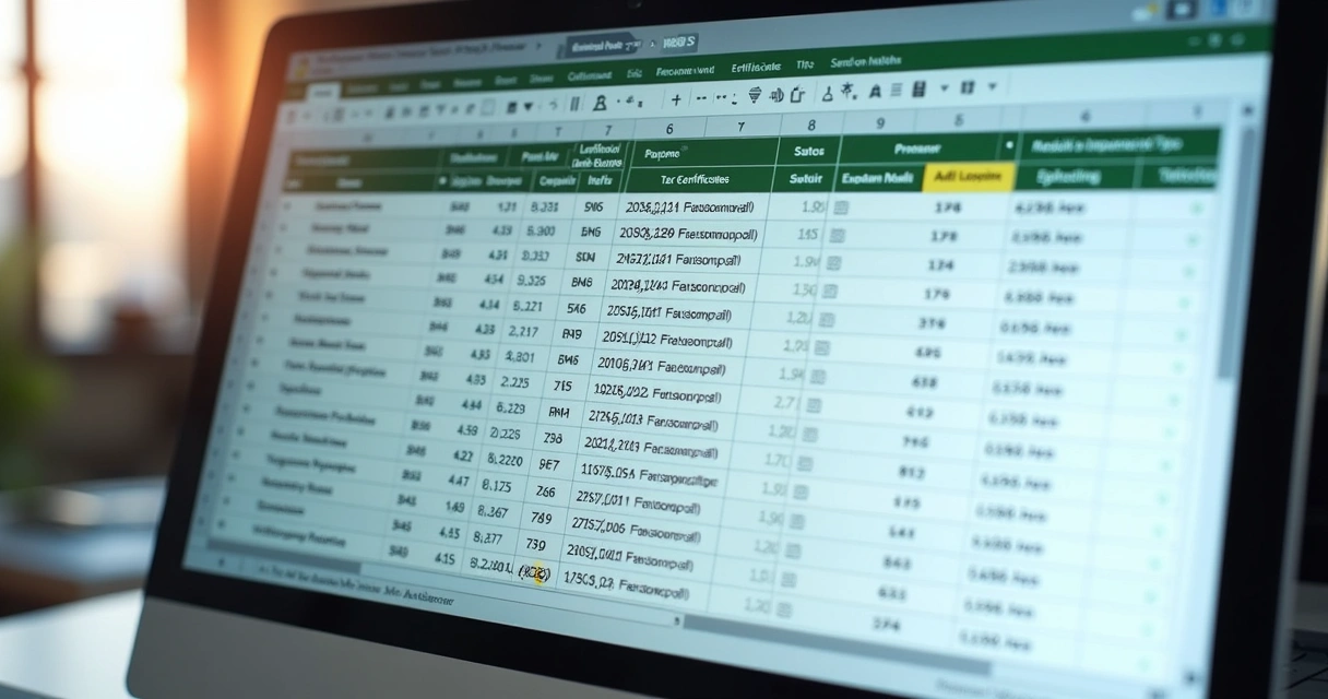 Tabela digital exibindo controle de certidões fiscais de uma empresa, destaque para status regular e pendente 
