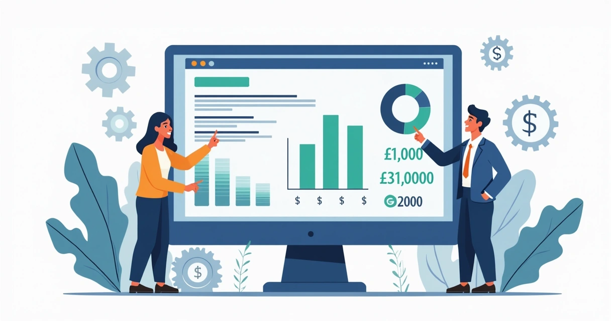 Tela de sistema de controle de comissões