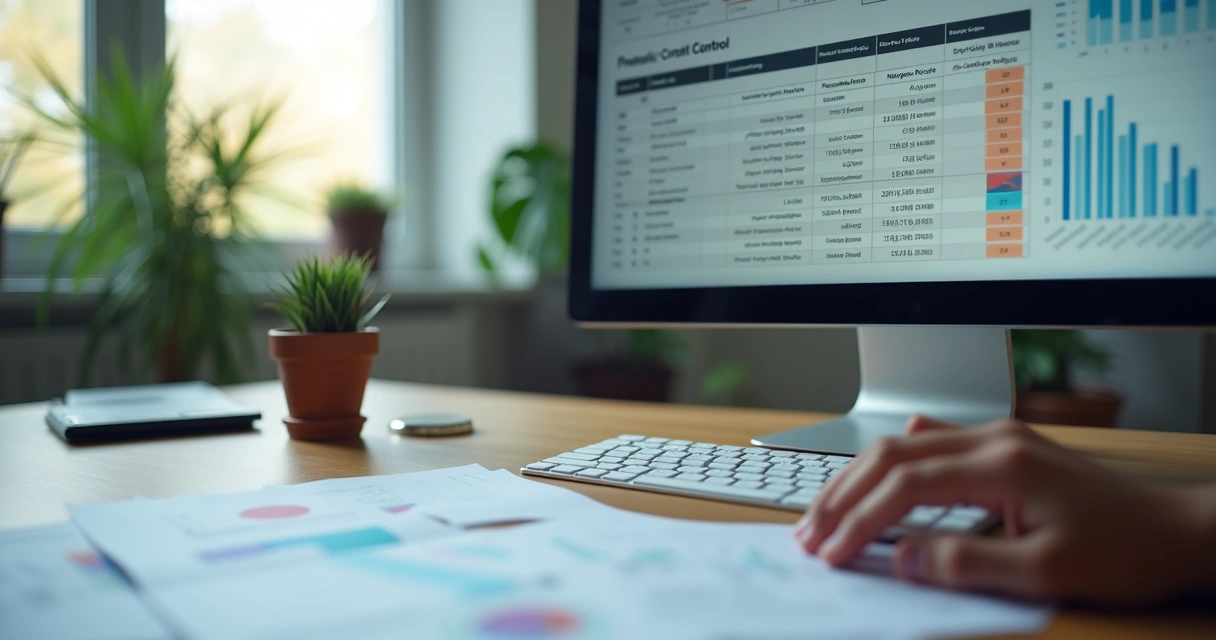 Tela de sistema com gráficos de controle de créditos fiscais