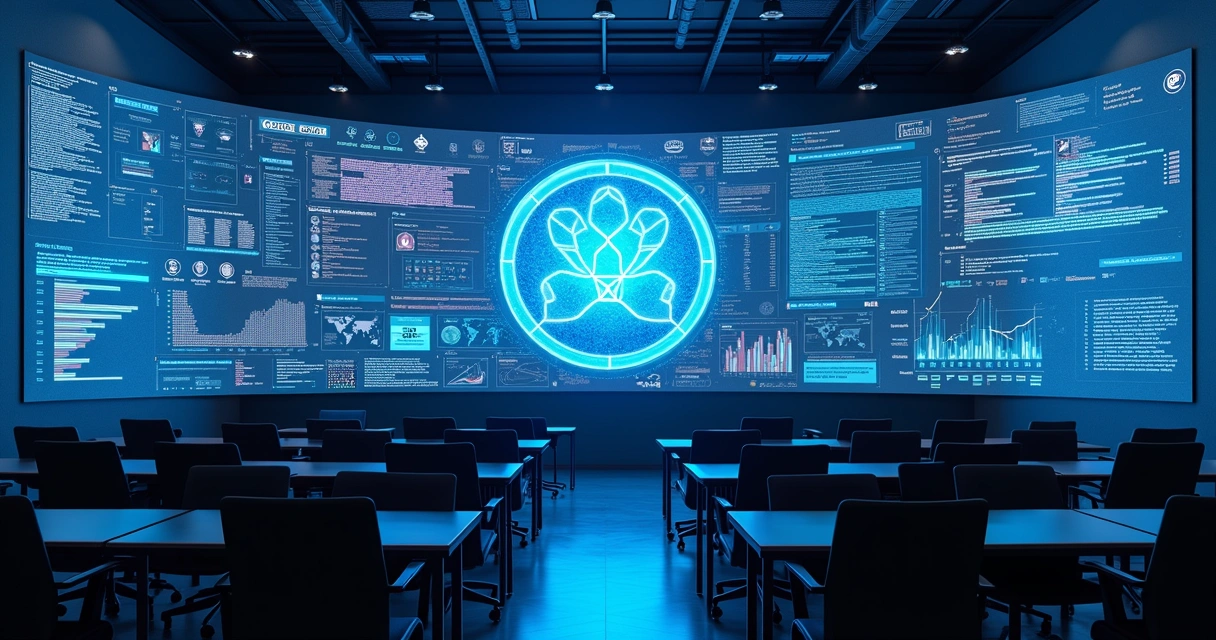 Painel digital exibindo múltiplos perfis de usuários e permissões de acesso 