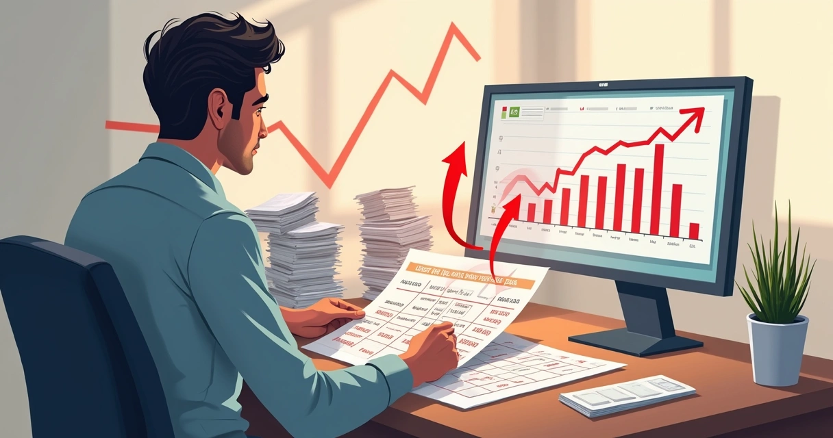 Monitoramento de despesas e caixa empresarial 