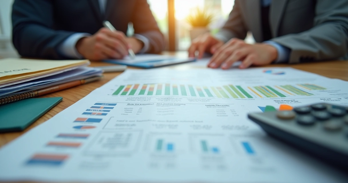 Organização de documentos e relatórios fiscais empresariais 