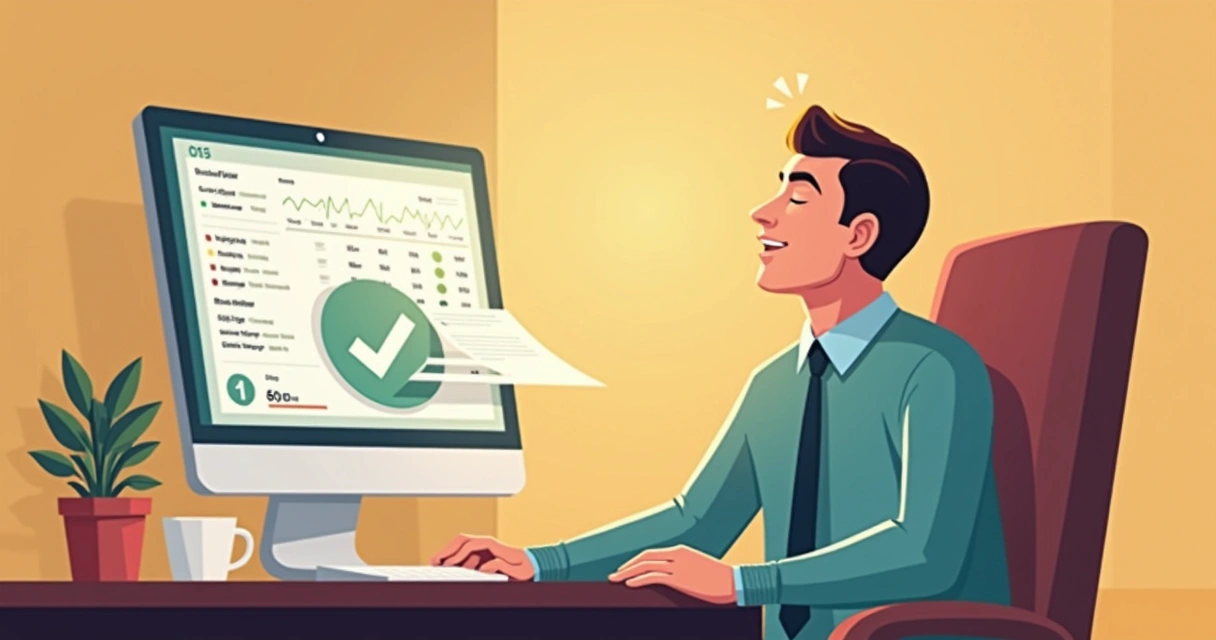 Homem respirando fundo em frente ao computador controlando o emocional nas apostas