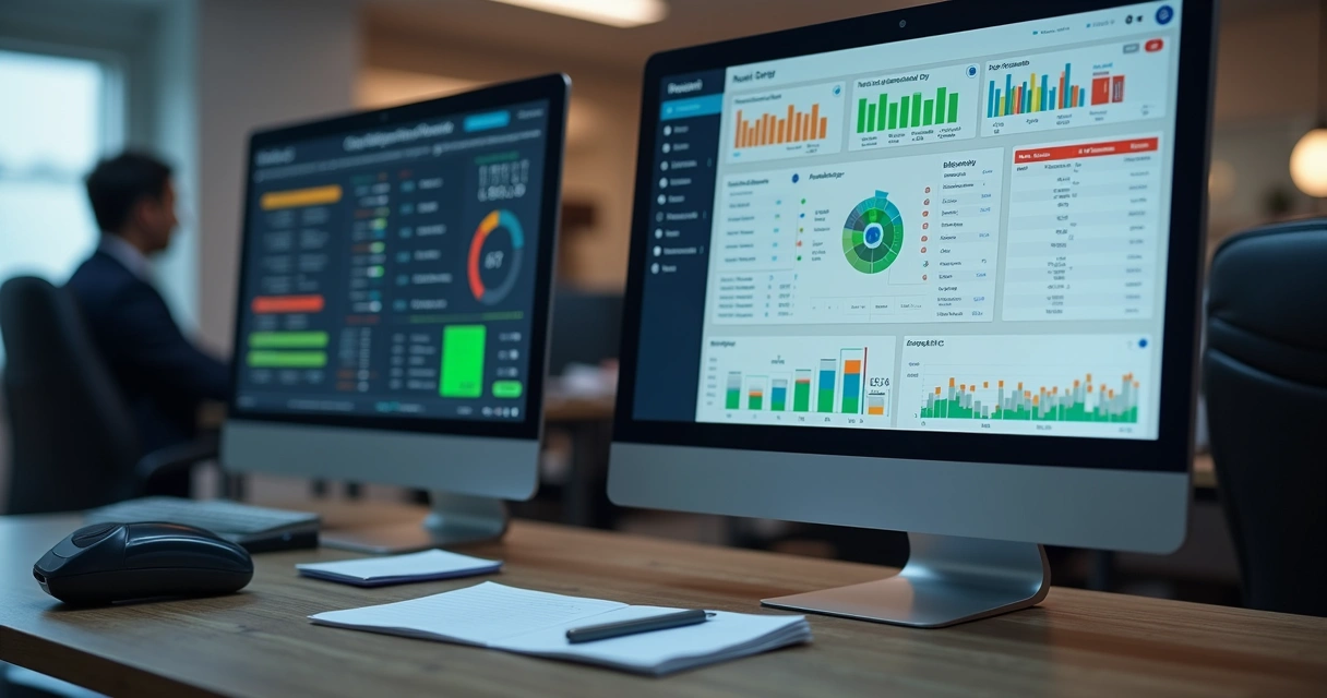 Tela de plataforma de ERP exibindo estoque de produtos