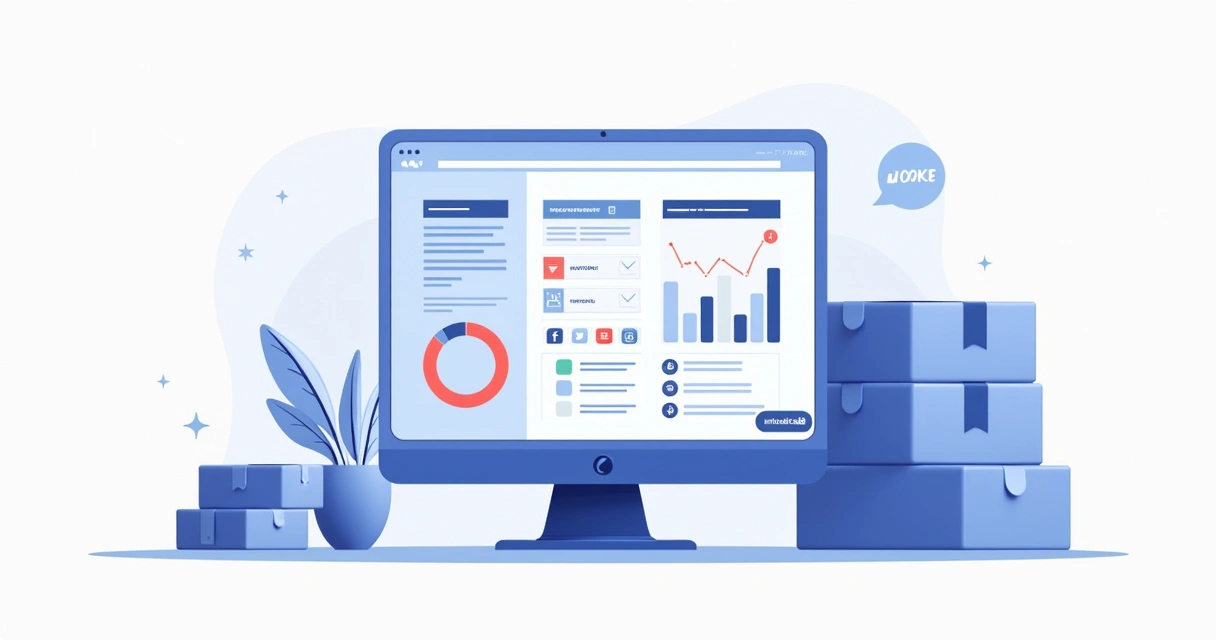 Painel de controle de estoque e pedidos de loja virtual 