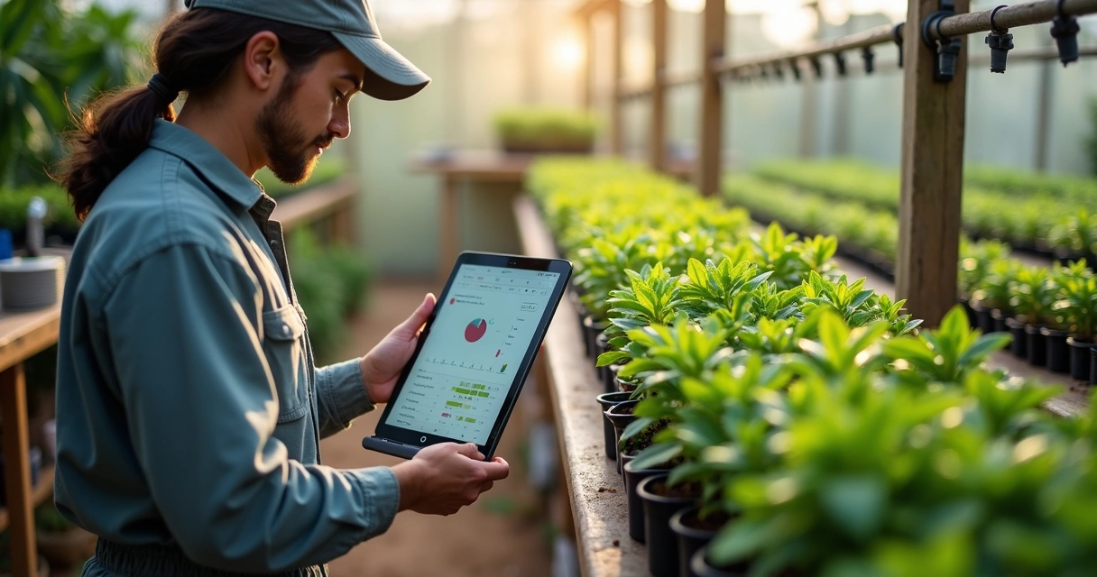 Controle digital de estoque de mudas de viveiro