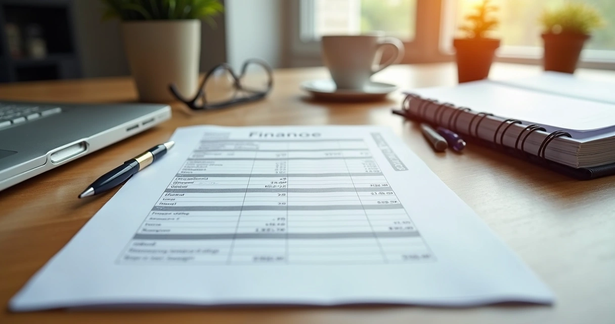 Planilha de controle financeiro ao lado de agenda de psicólogo 