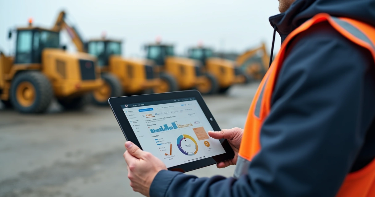 Controle digital de frota de máquinas