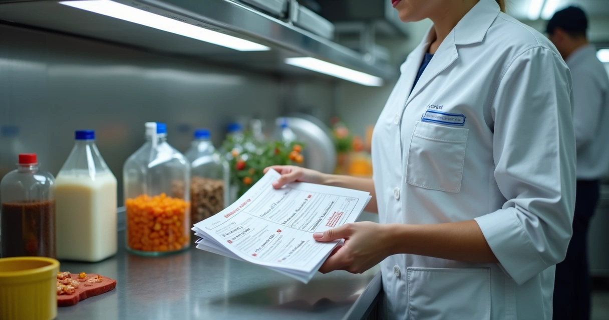 Pessoa conferindo lista de ingredientes em etiqueta de embalagem de alimentos