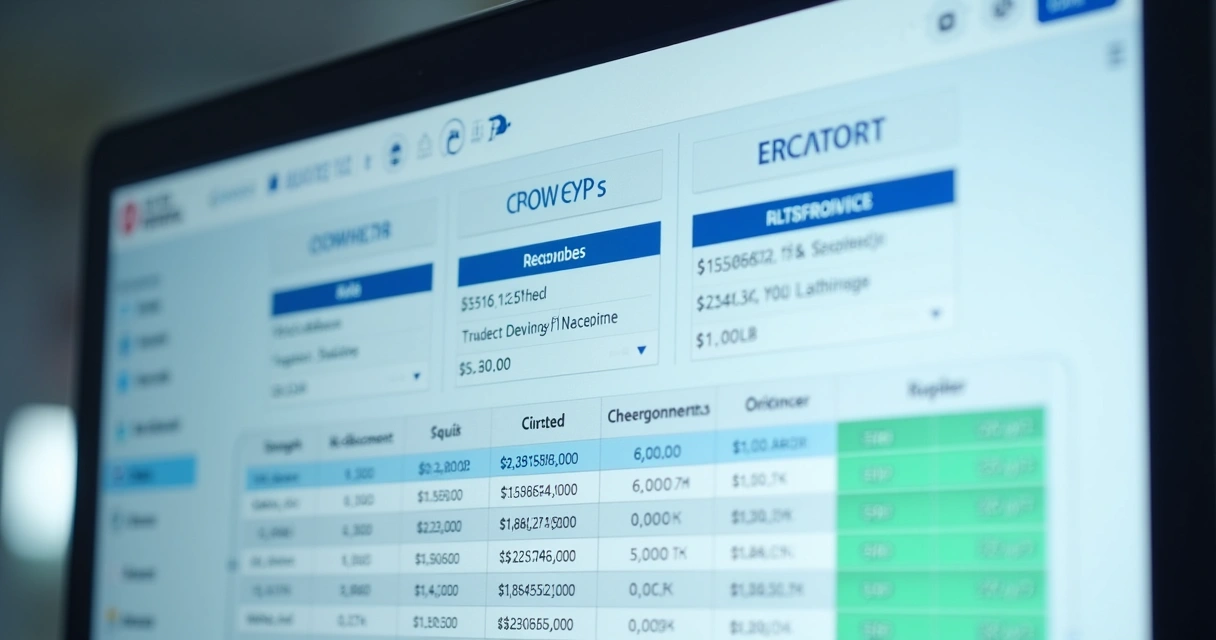 Controle integrado de estoque e CMV em tela de ERP 