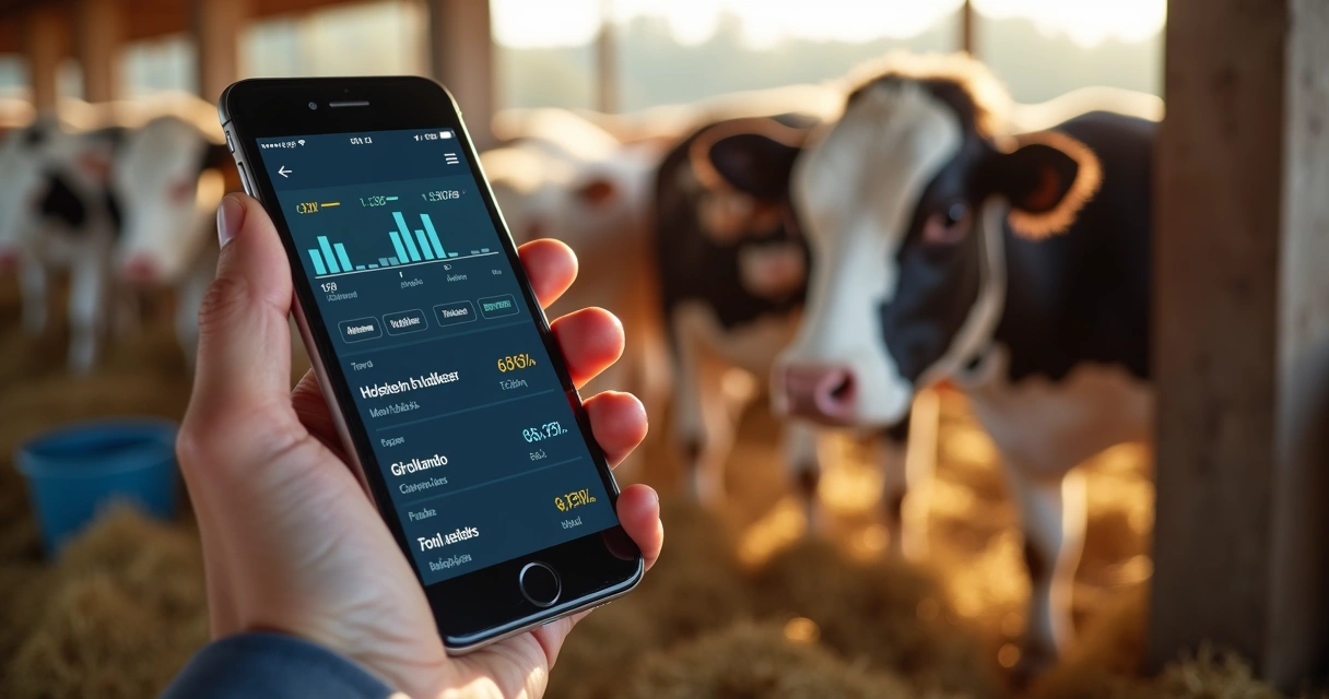 Controle digital de produção de leite por aplicativo rural 