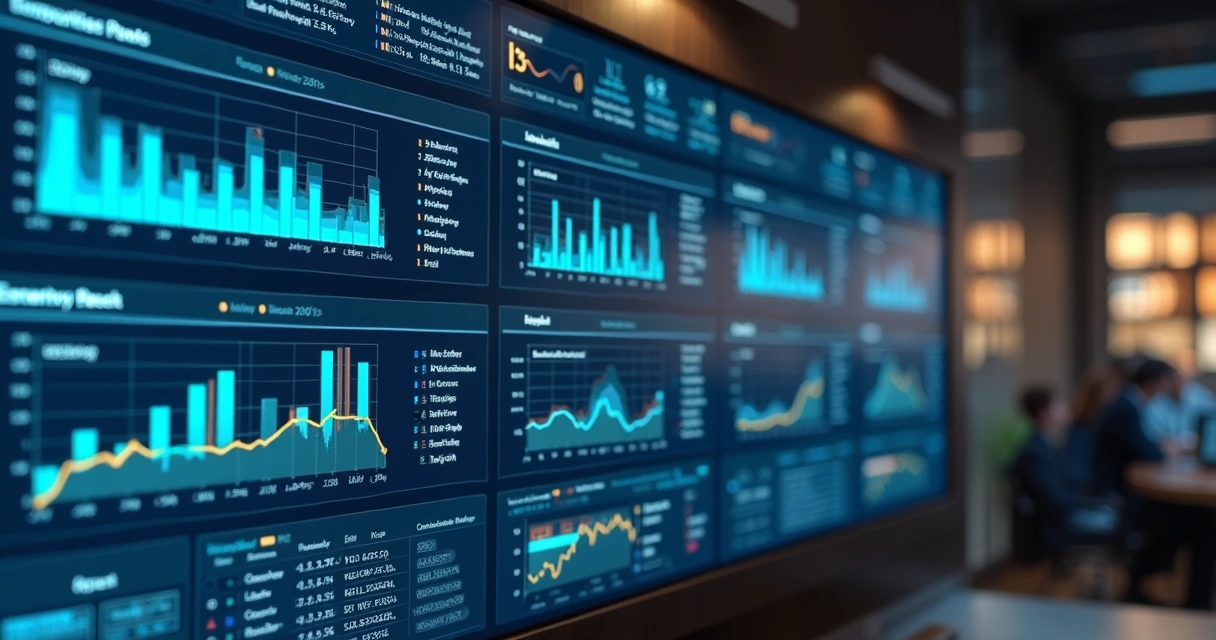 Painel mostrando controle financeiro de várias empresas integradas em um só local 