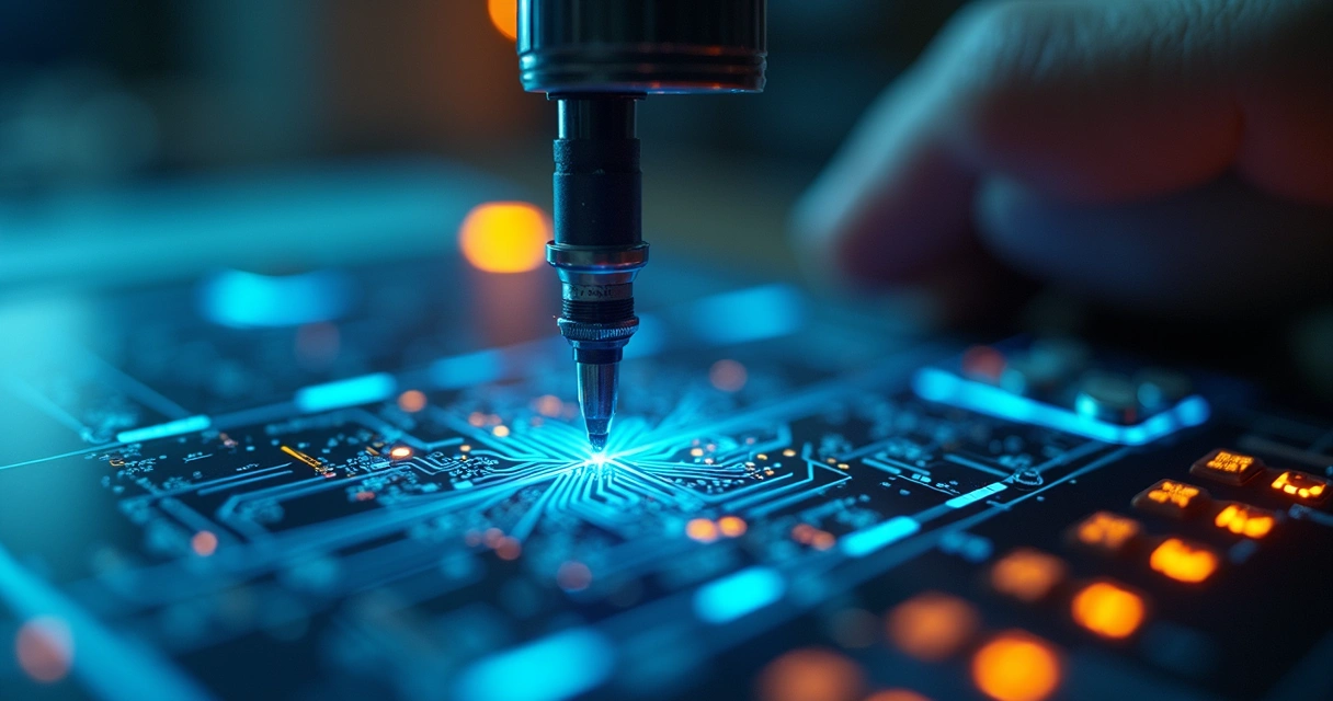 Relógio de ponto eletrônico digital em escritório moderno com funcionário utilizando e equipe de RH ao fundo 