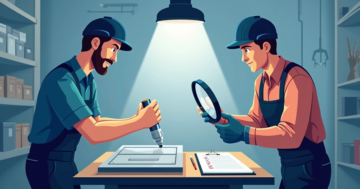 Controle de qualidade de placa institucional do governo 