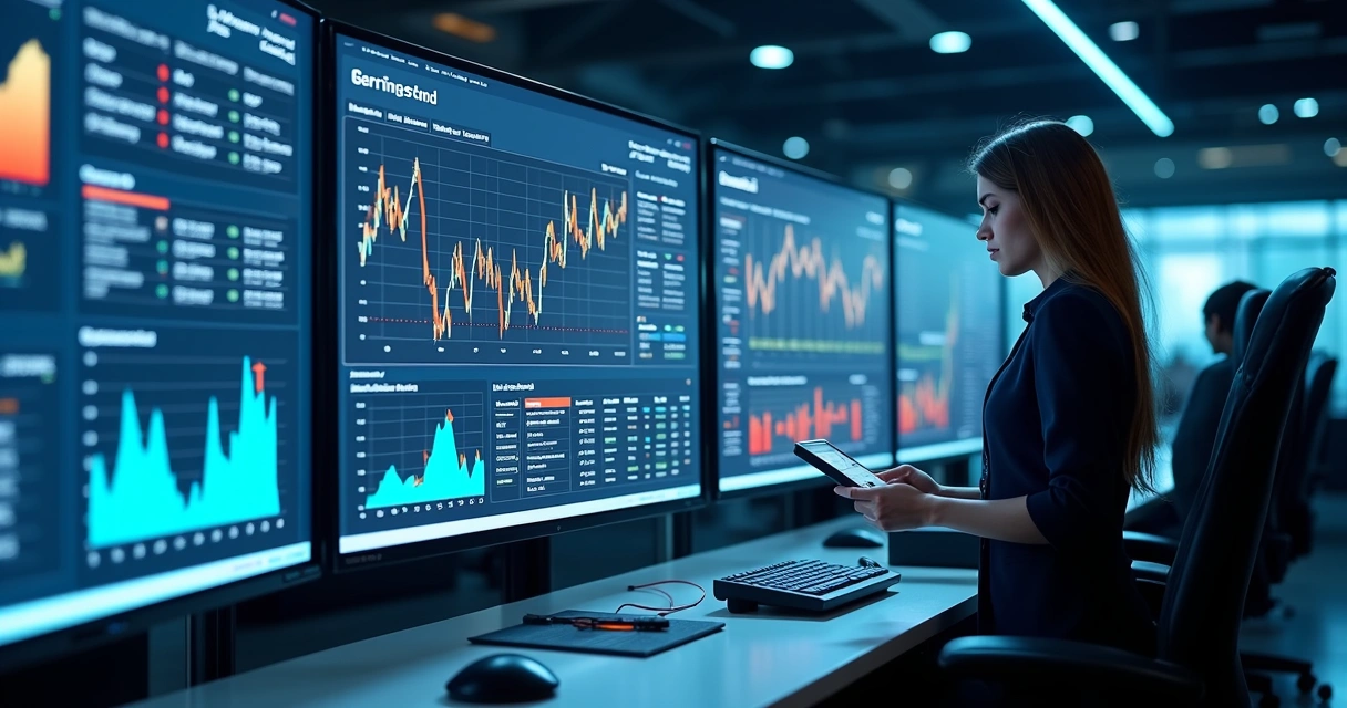 Painel digital mostrando controle de estoque sincronizado em loja física, e-commerce e marketplaces 