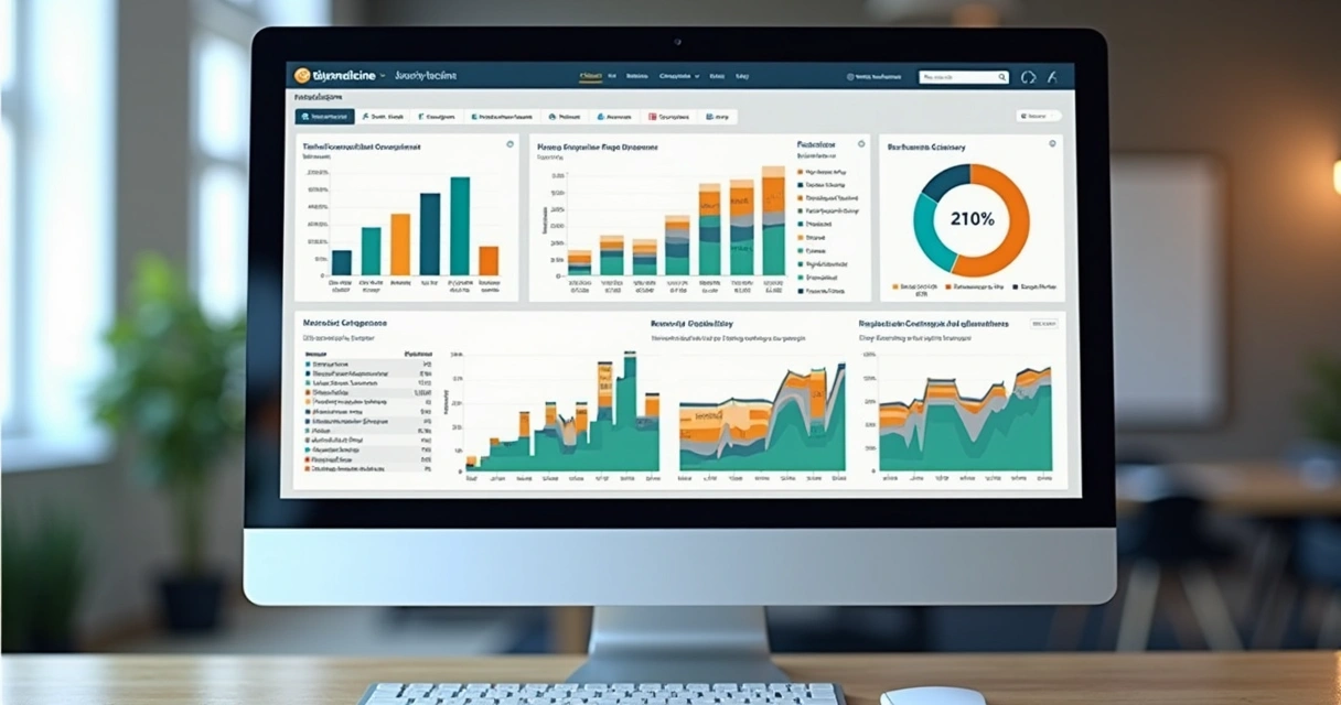 Dashboard de plataforma de telemedicina mostrando indicadores de saúde mental da empresa