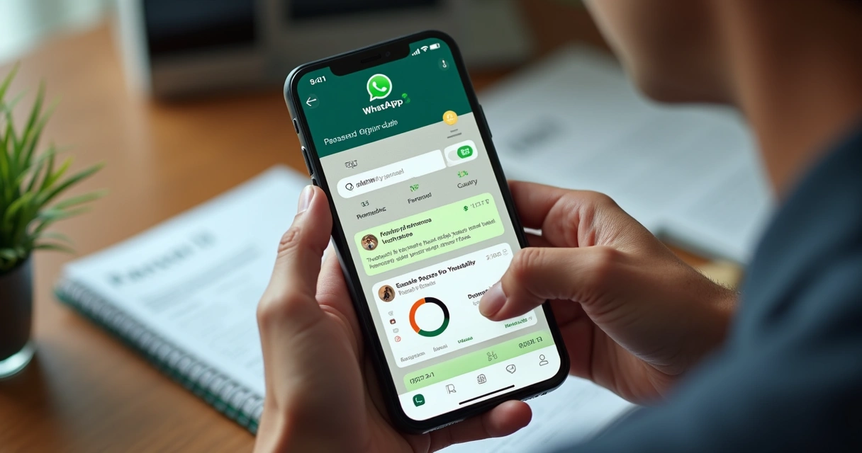 Tela de WhatsApp com registro de informações de éguas para reprodução 