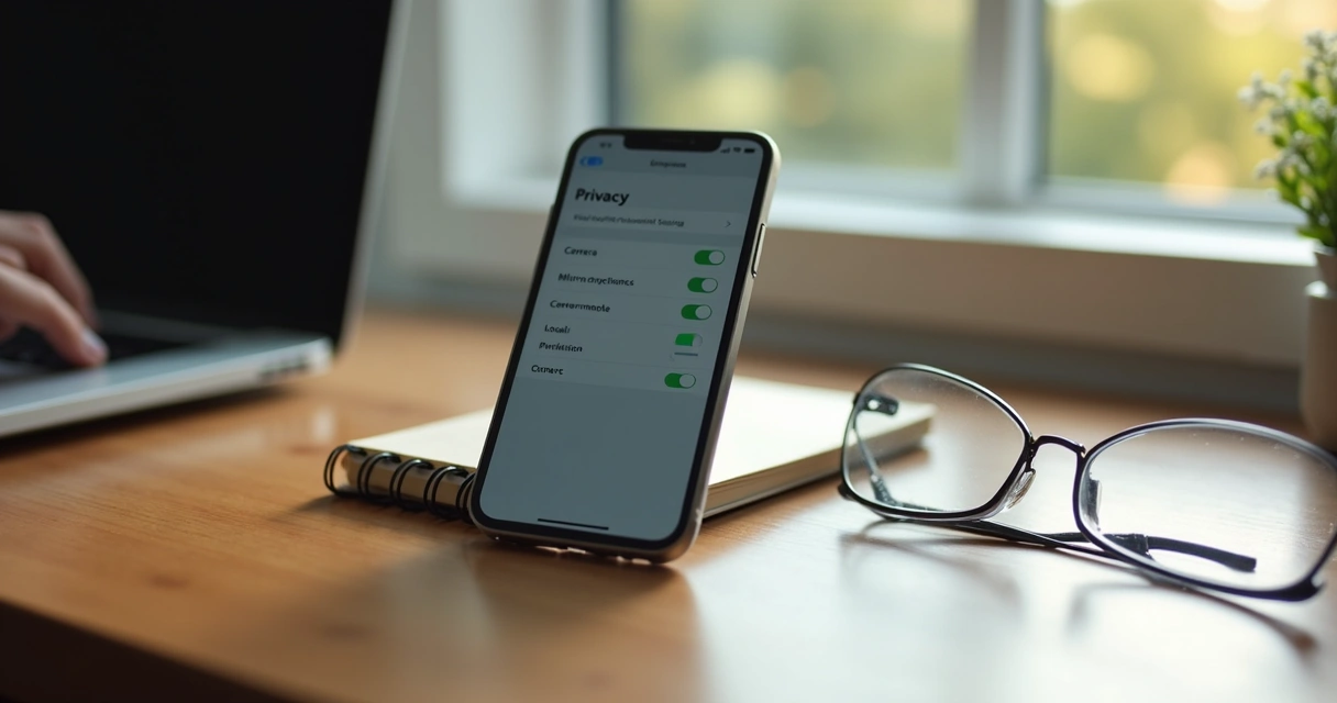 Configuración de privacidad en una aplicación móvil