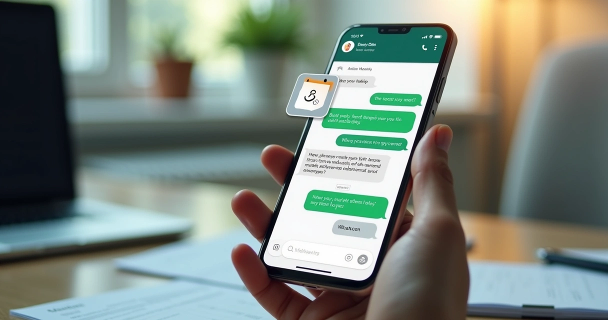 Agendamento automático no WhatsApp com IA.