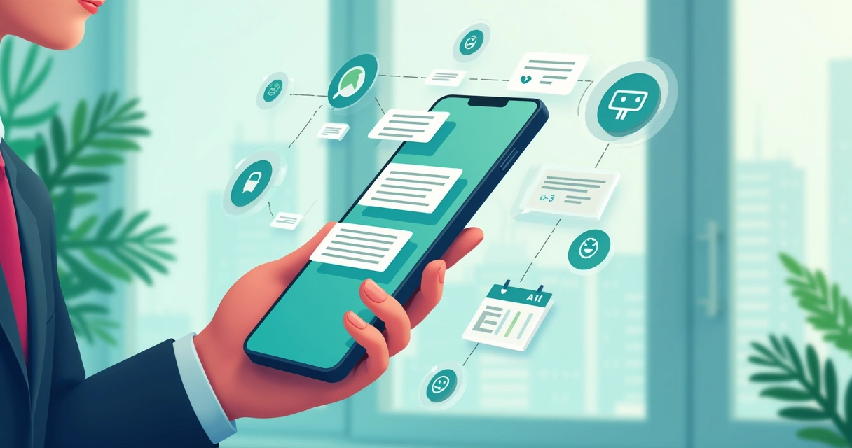 Interface de WhatsApp mostrando conversa com agente virtual IA 