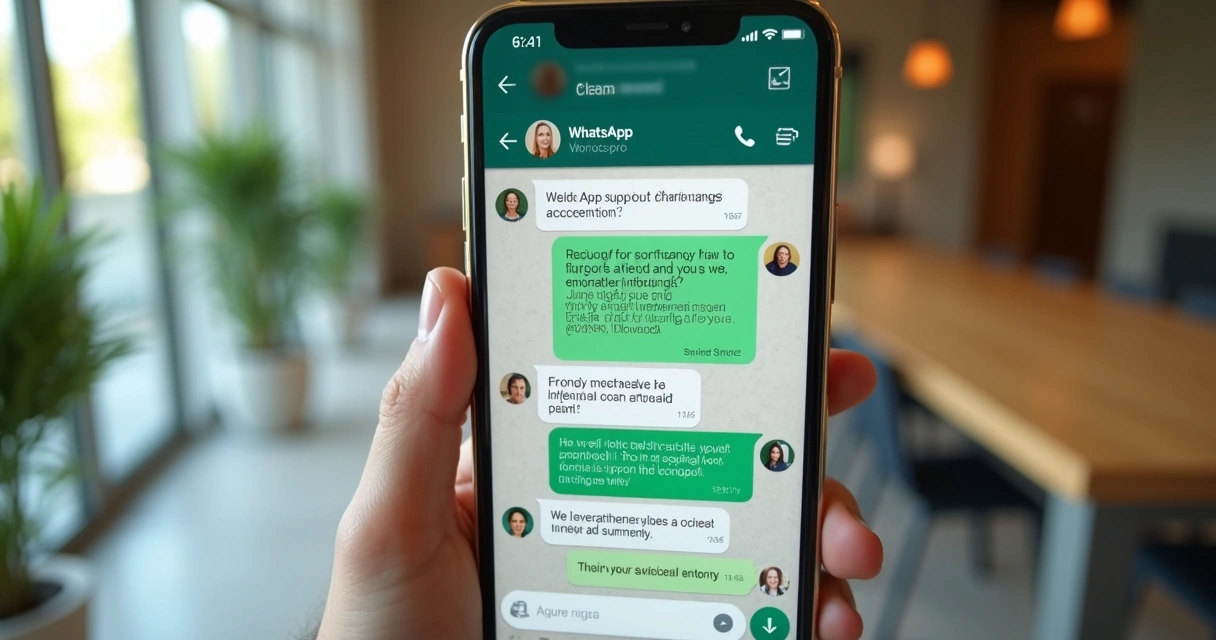 Histórico de conversa centralizada em atendimento condominial