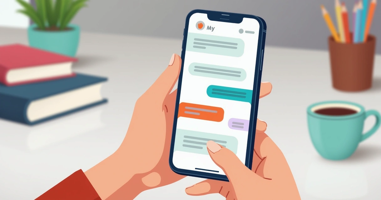 Tela de celular mostrando conversa com chatGPT 