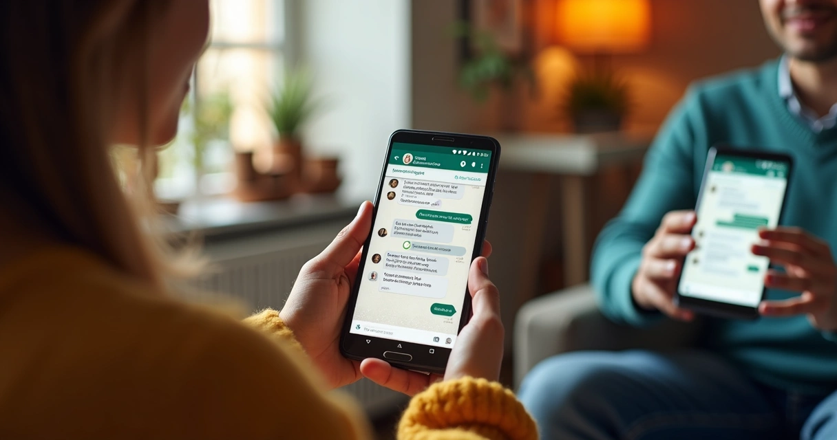Clientes conversando com empresas no WhatsApp