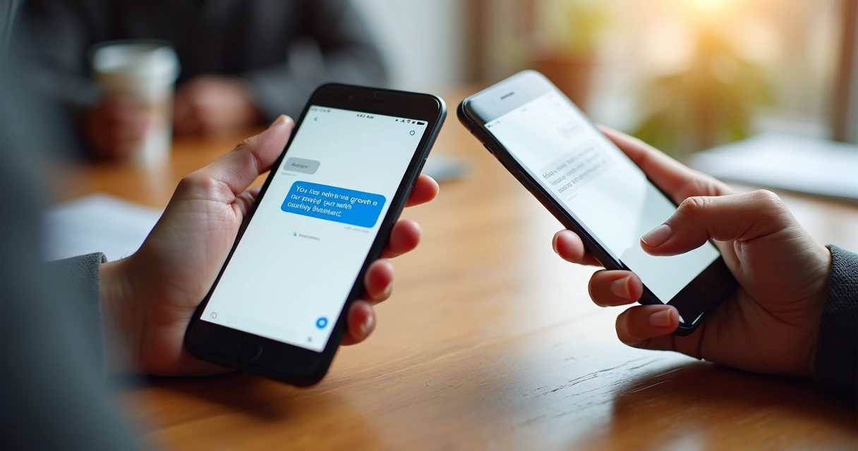 Troca de mensagens entre closer e cliente em tela de smartphone 