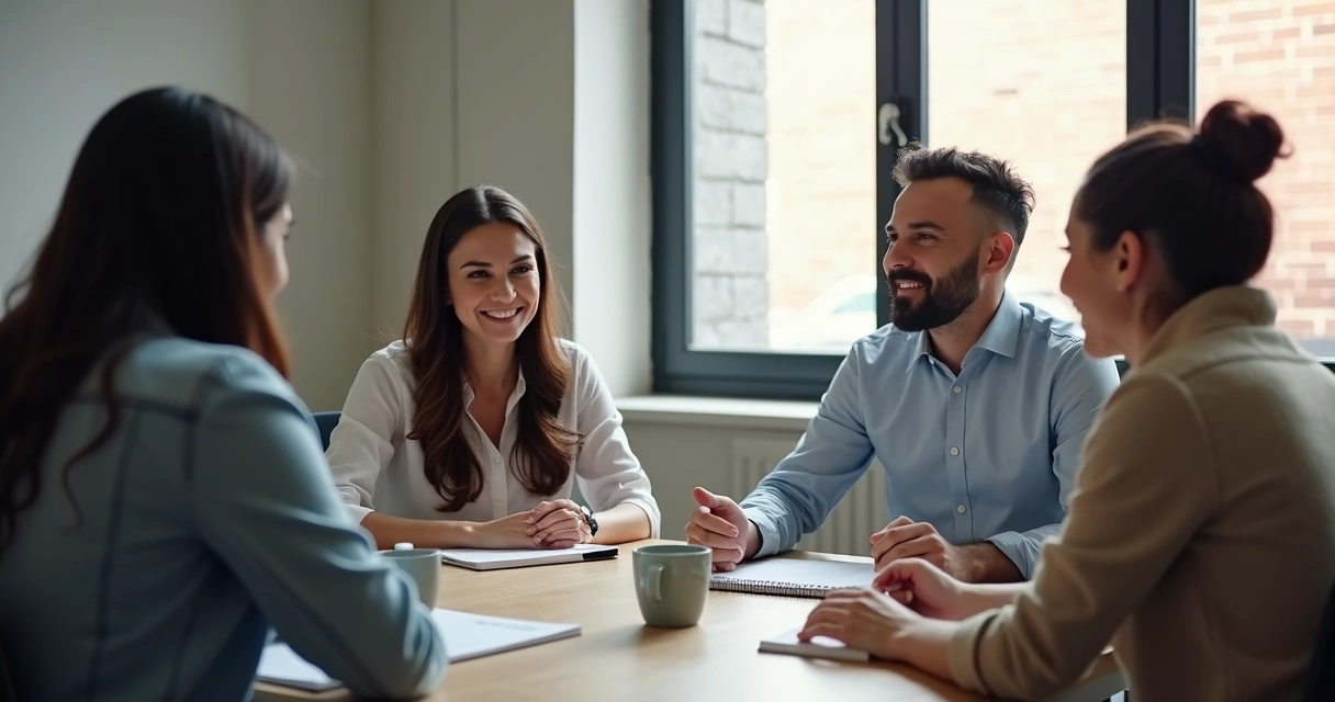 Conversa de alinhamento entre líder e equipe 