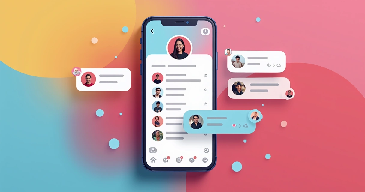 Tela de chat do Instagram Direct mostrando troca de mensagens entre empresa e cliente