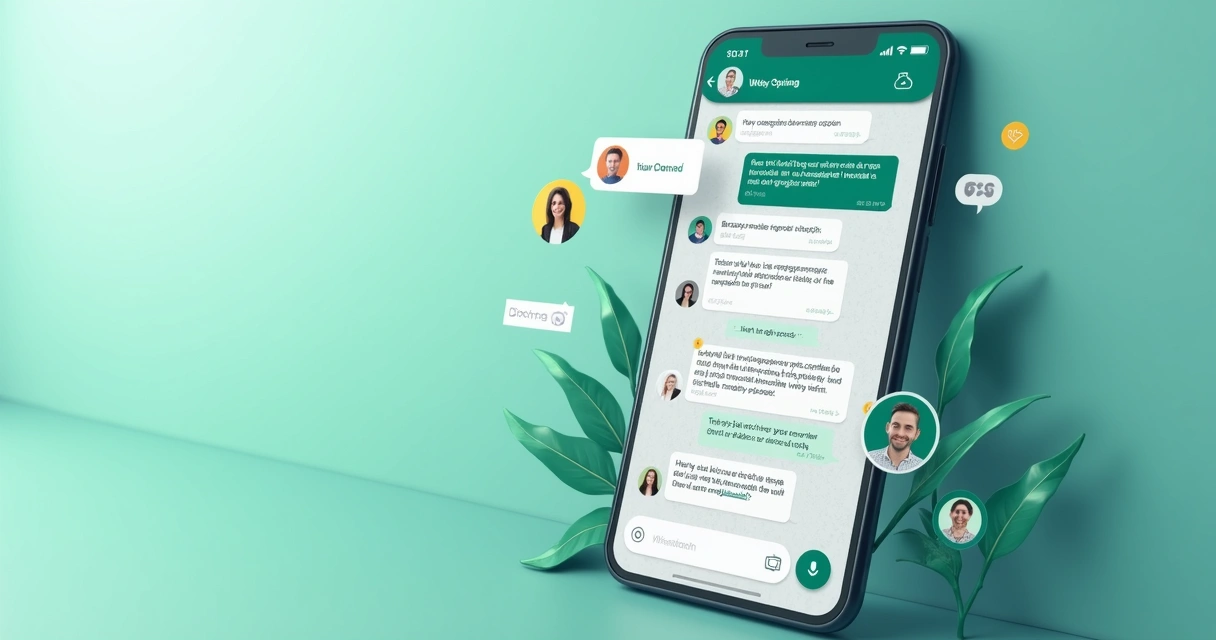 Atendente virtual conduzindo conversa inteligente no WhatsApp com interface de fluxo conversacional 