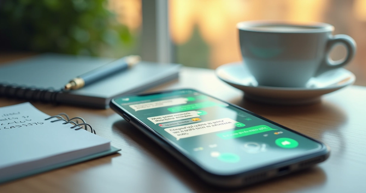 Conversation with artificial intelligence on WhatsApp, showing quick lead support
