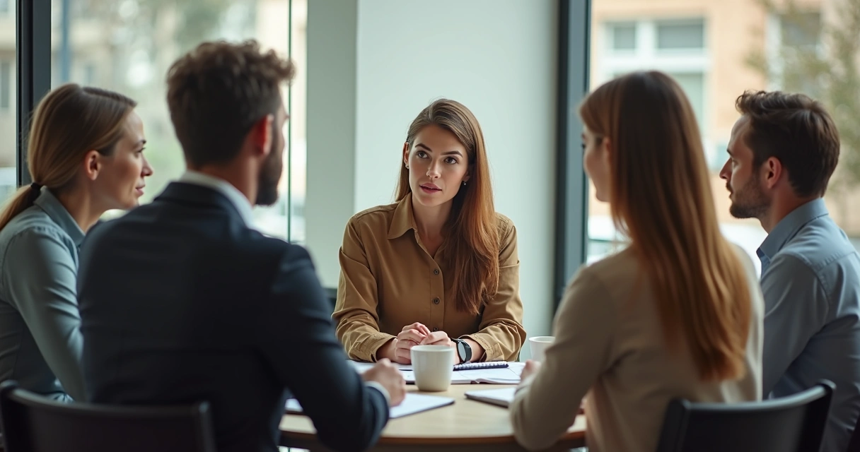 Conversa transparente entre líder e equipe