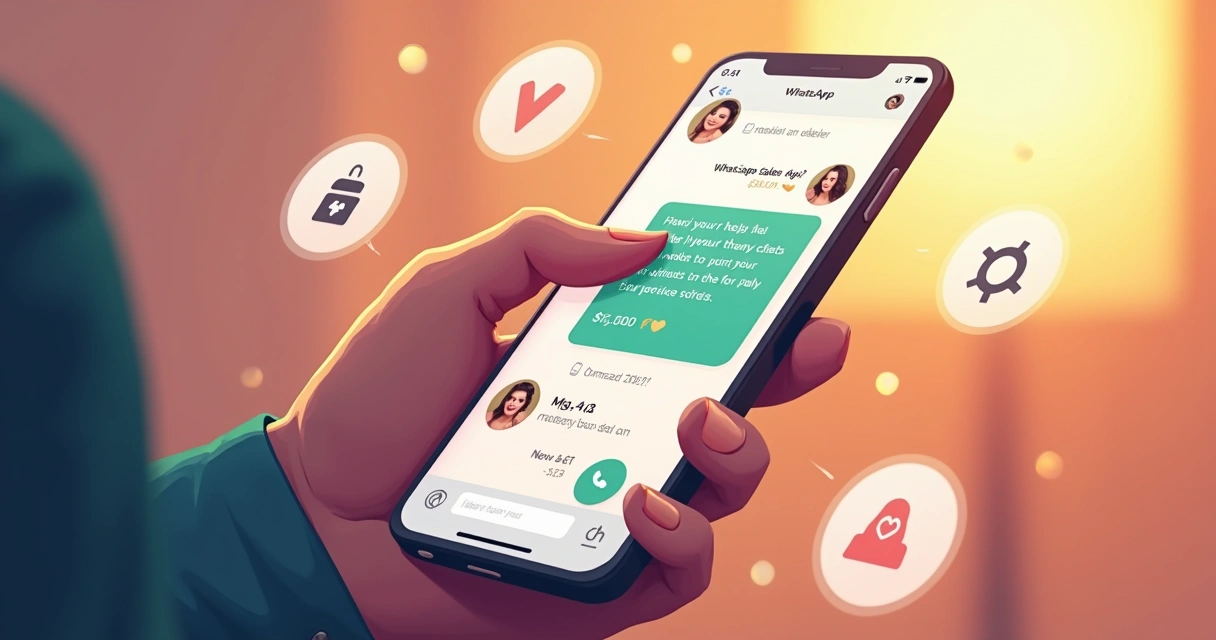 Bate-papo de venda pelo WhatsApp mostrando oferta de upgrade personalizado 