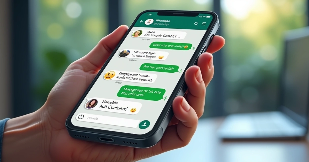 Interfaz de WhatsApp mostrando una conversación de ventas con mensajes, emojis y botones interactivos 