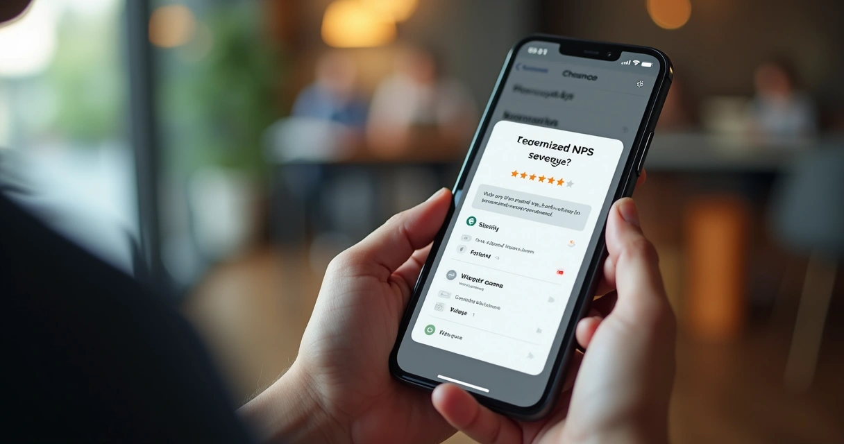 Exemplo de convite personalizado para responder pesquisa via smartphone 