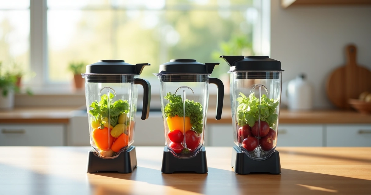 Tipos de copos de liquidificador: vidro, plástico e inox 