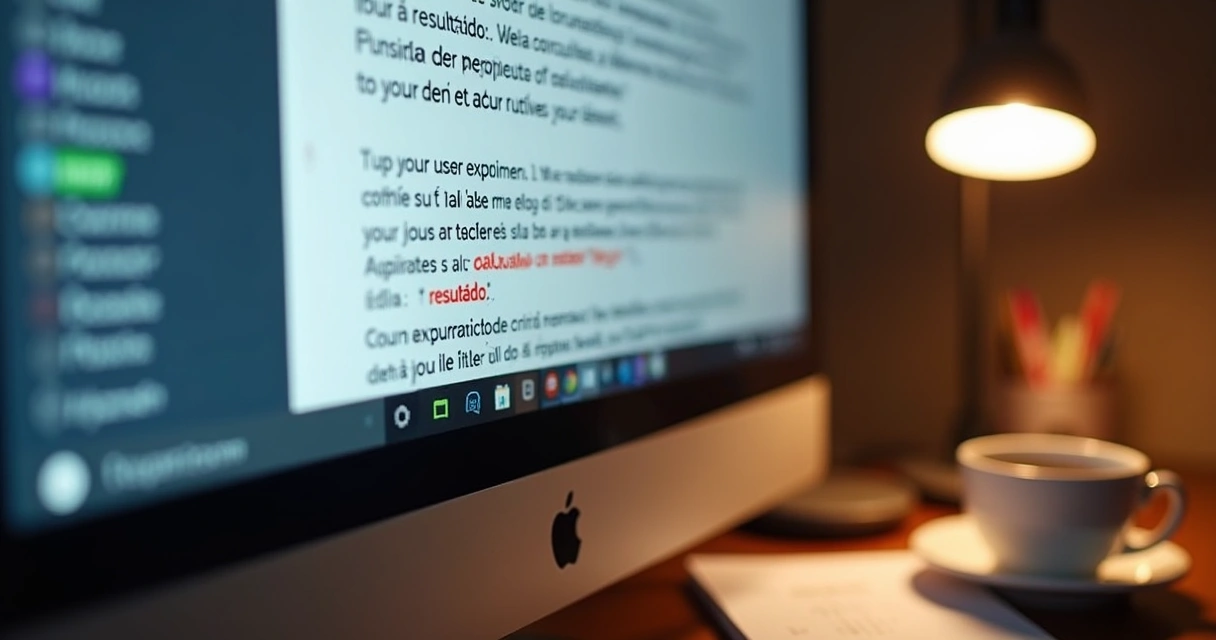 Texto de anúncio com elementos de história 