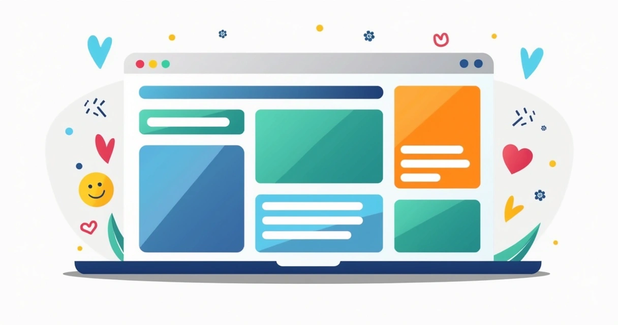 Círculos coloridos representando efeitos emocionais no webdesign 