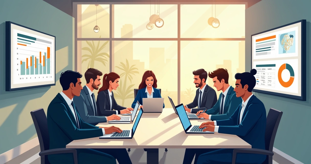 Irish business team managing digital contracts