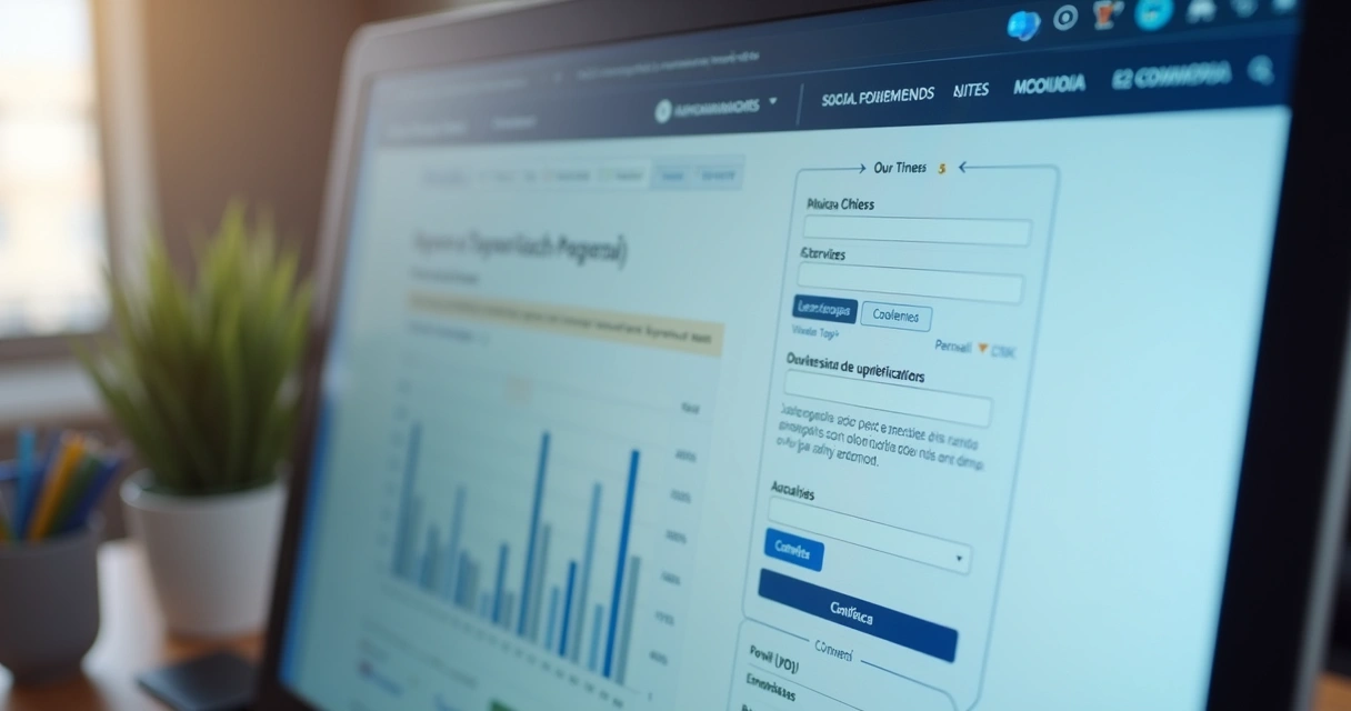 Tela de sistema com correção de dados previdenciários